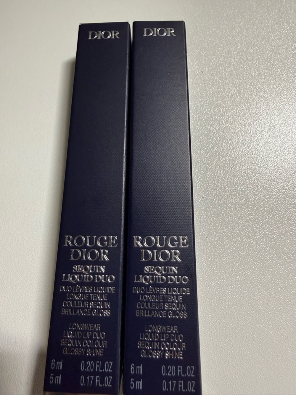 DIOR Rouge Dior Sequin Liquid Duo - 2 lipshades 220 ribbons, 881 carousel